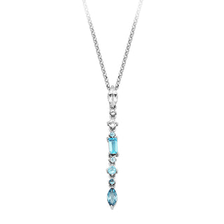 Blue topaz Elle necklace