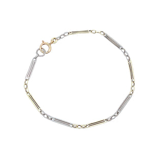 Vintage bar link bracelet