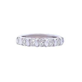 1ct bar-set diamond band