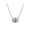1CT OVAL SOLITAIRE NECKLACE