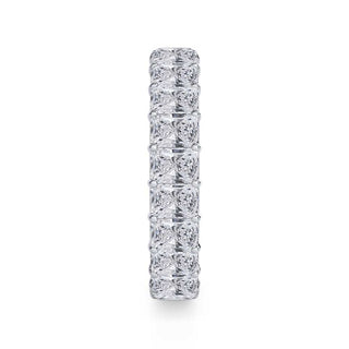 Radiant Cut Gallery Eternity Ring