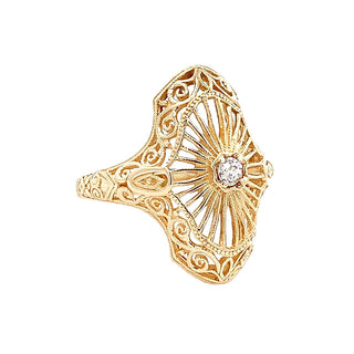 Vintage filigree ring