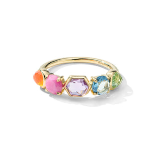 18KY IPPOLITA "RAINBOW" RING