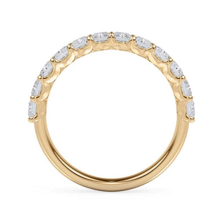 Radiant Cut Gallery 1/2 Eternity Ring