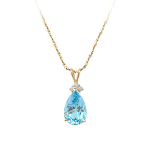 Vintage topaz pendant