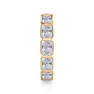 Radiant Cut East West Eternity Ring