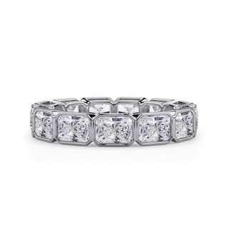 Radiant Cut East West Eternity Ring