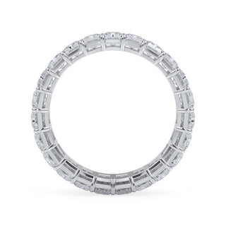 Radiant Cut Gallery Eternity Ring