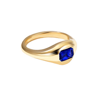 Sapphire dome ring