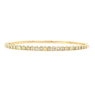 14KY 1.50CT DIAMOND FLEX BRACELET