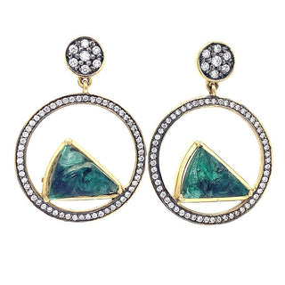 Vintage emerald drops