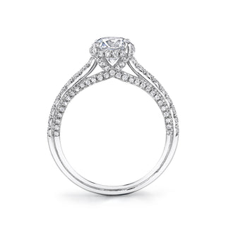 PLATINUM 0.51CT DIAMOND RING M