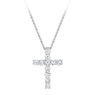 14KW 1/3CT DIAMOND CROSS