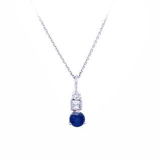 Vintage sapphire pendant