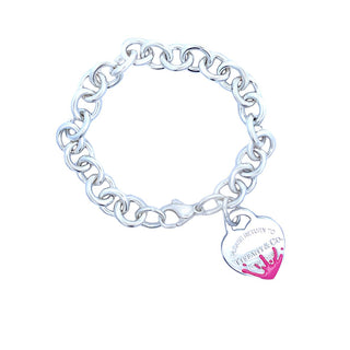 Tiffany pink heart bracelet