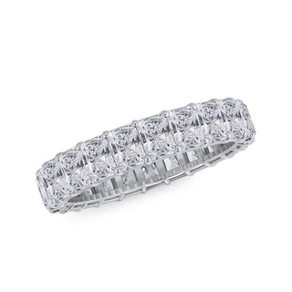 Radiant Cut Gallery Eternity Ring