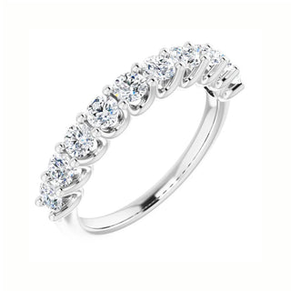 PLATINUM .91CT DIAM WEDDING BAND