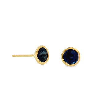 18k Sapphire studs