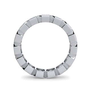 Asscher Cut Bezel Set Ring
