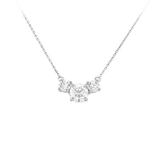 2CT 3-DIAMOND NECKLACE