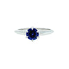14KW SAPPHIRE SOLITAIRE RING