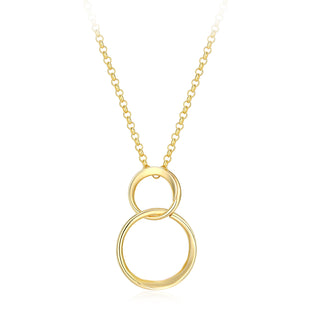 Elle gold pendant