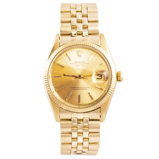 14KY GOLD GENTS ROLEX DATE C.