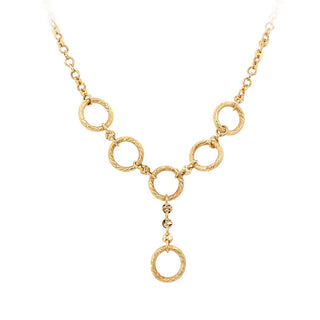 VINTAGE CIRCLES "Y" NECKLACE