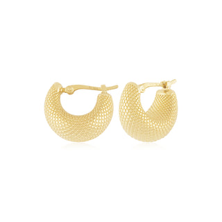 Puffy textured hoops