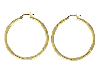 14KY GOLD EARRINGS 1.5 TUBE HO