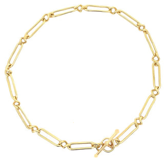 18k Vintage link necklace