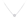 14KW 3/4CT SOLITAIRE NECKLACE