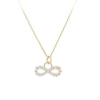 DIAMOND INFINITY SYMBOL PENDANT