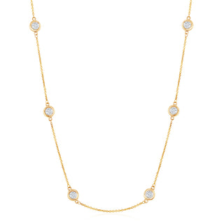 Diamond By The Yard  Necklace
