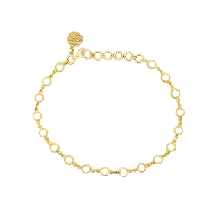 Round Rainbow Moonstone Bracelet