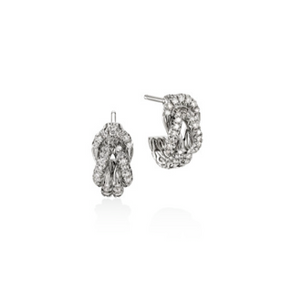 Diamond Love Knot Earrings