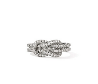 Diamond Love Knot Ring