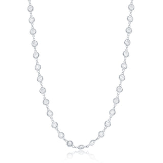 Diamond By The Yard Bezel Style Necklace