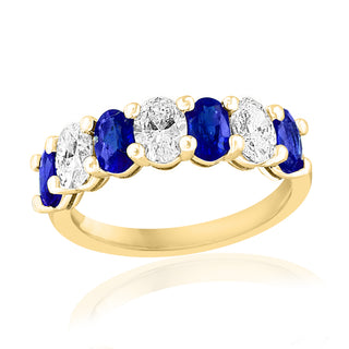Sapphire and Diamond Band