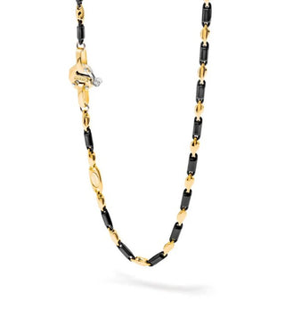 Baraka Ceramic/Yellow Gold Necklace