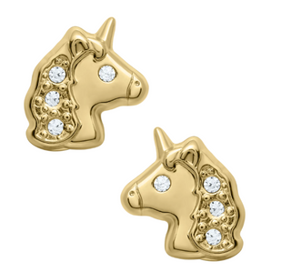 14KY GOLD CZ UNICORN CHILDREN