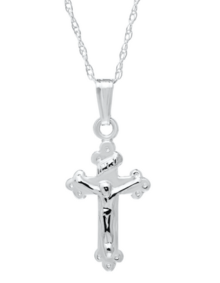 14KW GOLD 15" CRUCIFIX CHILDRE