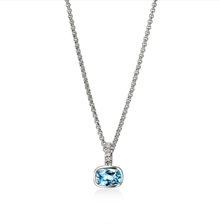 Heishi Topaz pendant