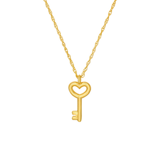 Heart Key Necklace