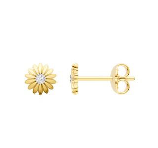 Diamond Daisy Studs