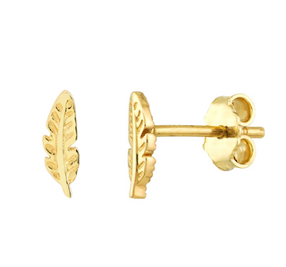 Feather Stud Earrings