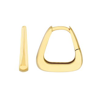 Tapered Triangular Mini Hoops