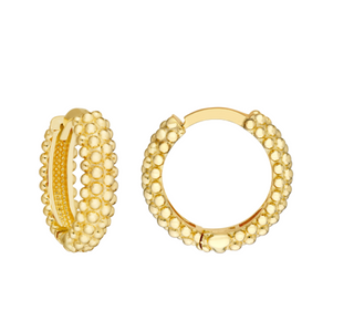 Bobble Textured Hoops