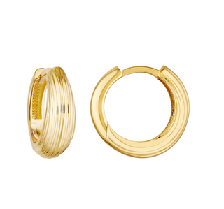 Polished Round Hoops