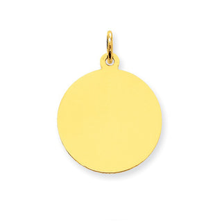 14KY GOLD POLISHED 19MM  CIRCU